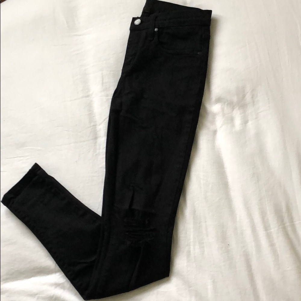 Nobody denim black skinny jeans